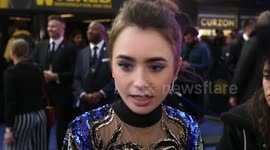 Lily Collins on Extremely Wicked, Shockingly Evil and Vile, and working with Zac Efron at London premiere