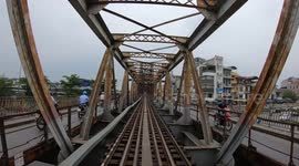 Long Bien Bridge Hanoi, The first longest steel-made bridge retaining, hundred years of age in Ha Noi - P2