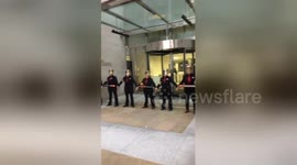 Newsflare Edit - Extinction Rebellion protesters glue themselves to London Stock Exchange