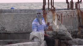 Scary-looking masked fisherman spotted in Thailand