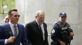 Harvey Weinstein attends trial at courthouse in New York