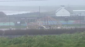Storm leaves '2,500 without power and flights cancelled' in Ireland