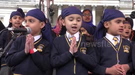 Vaisakhi Festival in Trafalgar Square, London, UK