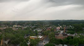 Timelapse of a storm emerging in Austin, Texas