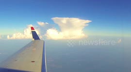 Flying around high Cumulonimbus Clouds Formation