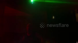 David Vunk performing in Madrid, Spain