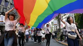 LGBT supporters march for Tokyo's 25th pride festival