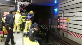 Man miraculously survives after falling onto subway tracks in New York