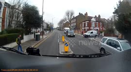 UK truck driver's quick reactions prevent tragedy