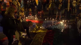 Hundreds protest mass killings of social leaders in Colombia