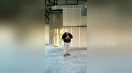 Construction worker creates heavenly sounds on Native American flute