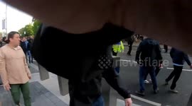 Tottenham vs Ajax | HOOLIGANS FIGHT in front of the stadium LIVE