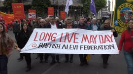 Annual May Day march takes place in London