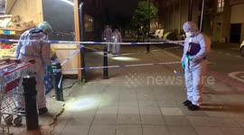 Fatal stabbing of boy, 15, in Hackney north-east London - compiled clips