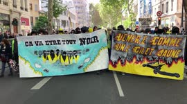 Clashes at the May 1st demonstration in Lyon