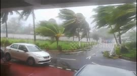 Fani cyclone land fall started today morning in Puri odissa India.