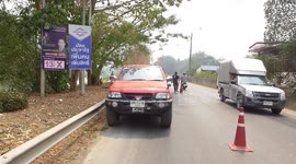 Beer delivery truck crashes