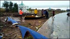 Cyclone Fani causes extensive damage on Andhra Pradesh coast in eastern India