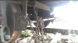 West Bengal prepares for oncoming cyclone by CHAINING DOWN the trains