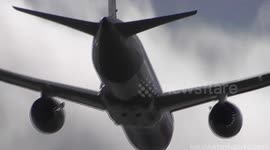 Planes Landing & Taking off at London Gatwick Airport During Storm Hannah