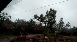 Cyclone Fani, Everything destroyed except mobile tower.