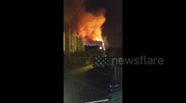 Huge fire in Bristol factory causes homes to be evacuated