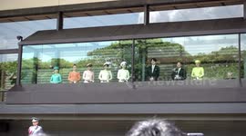 Japan's Emperor Naruhito greets public for the first time