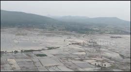 Aerial footage reveals scale of devastation