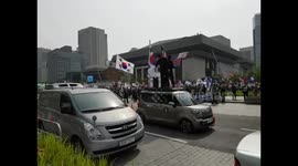 May 4th anti government protests Seoul Korea