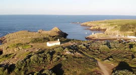 Flying above La Meule Ile d'Yeu - Drone Flight