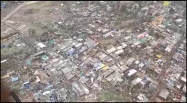 New aerial footage shows cyclone's trail of destruction in eastern India