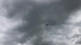 Spitfire flys I’ve Donnington Historics