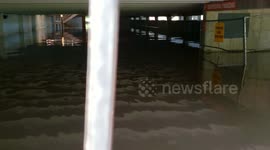Flooding in Downtown St. Louis, Missouri