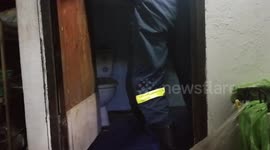 Python Caught In Family's Toilet