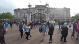 The Queue To See The Announcement Of Harry And Meghan's Royal Baby Boy
