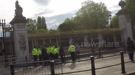 Arrest drama at Buckingham Palace after royal baby announcement