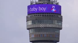 BT Tower celebrates arrival of Harry and Meghan’s baby boy