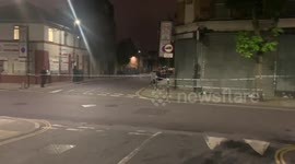 Breaking news two stabbed in Islington fairbridge road