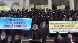 Press Conference by NYC Jews at City Hall