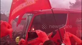 Incredible scenes outside Anfield as Liverpool fans prepare for Barcelona!
