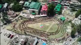 5000 women performing dances to sensatize voters holding voter cards has recorded in India book of records in Northern India.