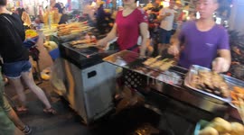 Experience Hanoi Night Market and Walking street! Unique market under the road