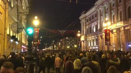 Victory Day is celebrated in St. Petersburg