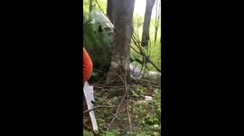 Helicopter crush in Sapanta, Maramures (Roumania)