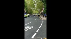 Breaking news: child has been hit by a car in Islington/Highbury roundabout