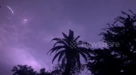 Beautiful slow-mo compilation catches night of lightning in skies over Houston