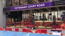 New Station Entrance For Tottenham Court Road Tube station