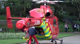 London's Air Ambulance On Scene At Medical Emergency - Incredible Sound