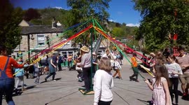 Dancing around a Maypole