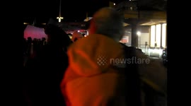 Steve Coogan leaving BAFTA TV Awards after party